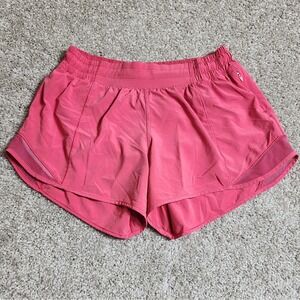 Lululemon Hotty Hot Low-Rise Short II 2.5" Dark Prism Pink Size 6